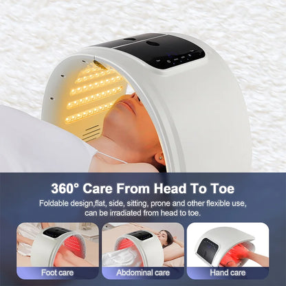 Professional 7 Colors PDT LED Mask Facial Red Light Therapy Skin Rejuvenation Device Face Lift Anti Wrinkle Beauty Machine